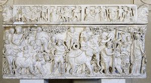 Sarcophagus with the Triumph of Dionysus - Walters 2331.jpg
