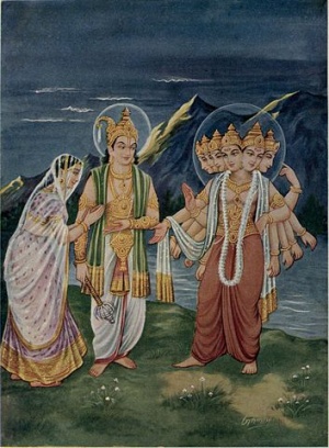 Indra giving Devasena to Skandha.jpg