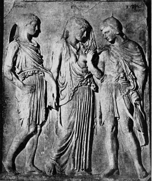 Relief of Orpheus and Eurydice Wellcome M0005080.jpg