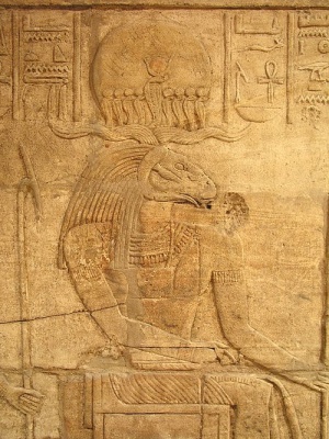 Amun-Ra relief Temple of Amun Kawa Ancient Nubia.jpg